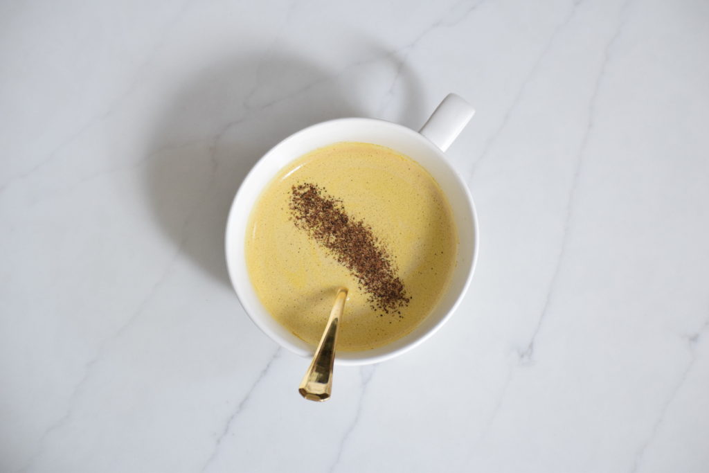 turmeric latte, honey turmeric latte, vanilla turmeric latte, Nespresso latte, Nespresso, fresh lifestyle Monday,